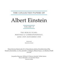 bokomslag The Collected Papers of Albert Einstein, Volume 17 (Translation Supplement)