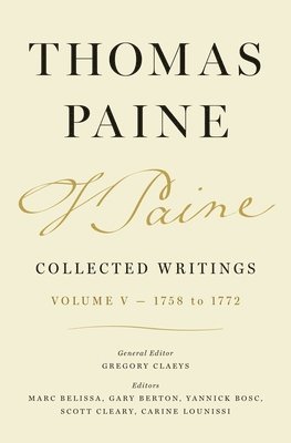 Thomas Paine, Gregory Claeys - Thomas Paine Collected Writings, Volume 5, Inbunden