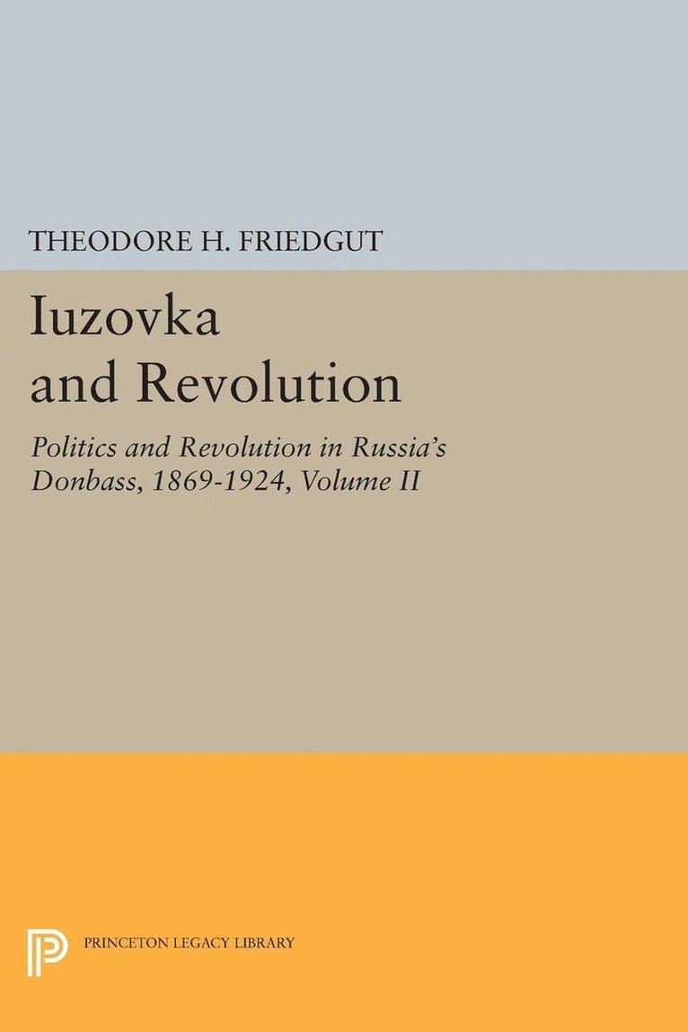 Theodore H. Friedgut - Iuzovka and Revolution, Volume II, Häftad