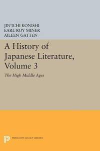 bokomslag A History of Japanese Literature, Volume 3