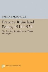 bokomslag France's Rhineland Policy, 1914-1924