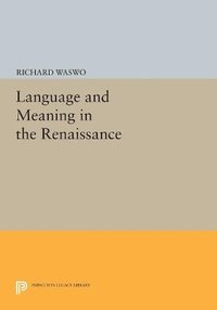 bokomslag Language and Meaning in the Renaissance