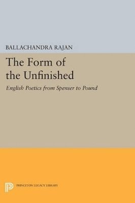 Balachandra Rajan - Form of the Unfinished, Häftad