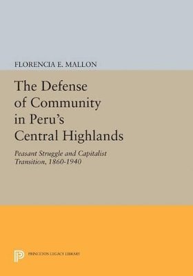 bokomslag Defense of Community in Peru's Central Highlands