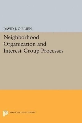 David J. O'Brien - Neighborhood Organization and Interest-Group Processes, Häftad