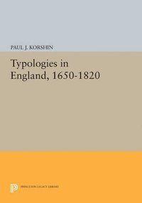 bokomslag Typologies in England, 1650-1820