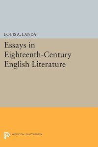 bokomslag Essays in Eighteenth-Century English Literature