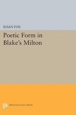 Poetic Form in Blake's MILTON 1