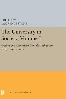 bokomslag The University in Society, Volume I