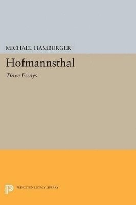 Michael Hamburger - Hofmannsthal, Häftad
