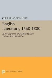 bokomslag English Literature, 1660-1800