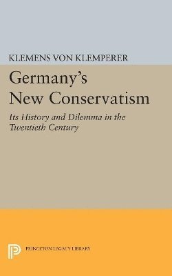 bokomslag Germany's New Conservatism