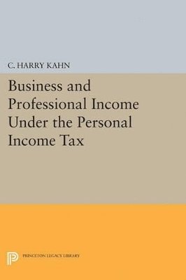 bokomslag Business and Professional Income Under the Personal Income Tax