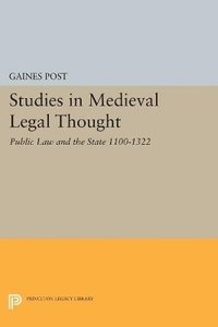 bokomslag Studies in Medieval Legal Thought