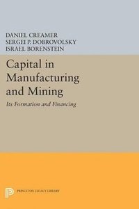 bokomslag Capital in Manufacturing and Mining