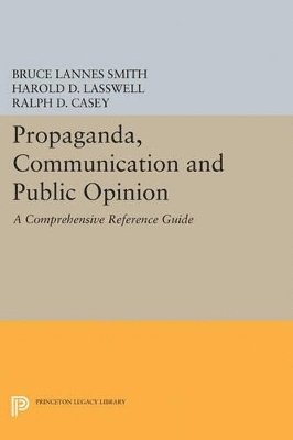 bokomslag Propaganda, Communication and Public Opinion