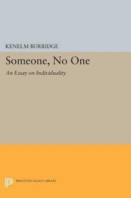 Kenelm Burridge - Someone, No One, Häftad
