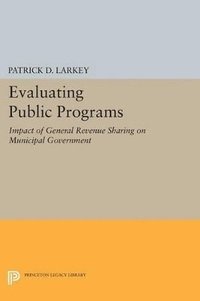 bokomslag Evaluating Public Programs