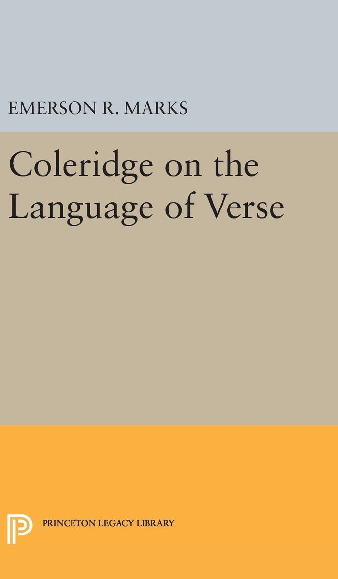 Coleridge on the Language of Verse 1