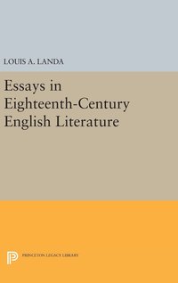 bokomslag Essays in Eighteenth-Century English Literature