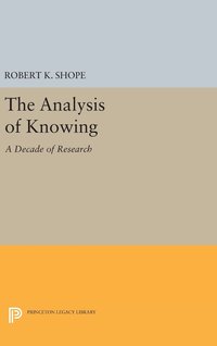 bokomslag The Analysis of Knowing