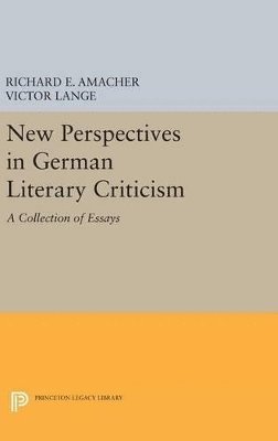 New Perspectives in German Literary Criticism 1