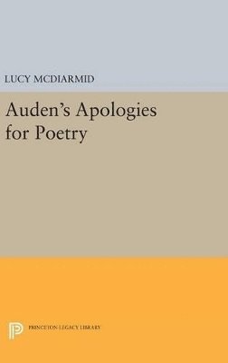 bokomslag Auden's Apologies for Poetry