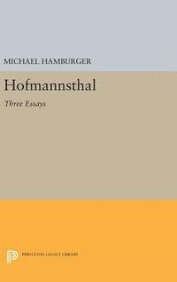 bokomslag Hofmannsthal