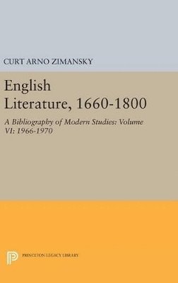 bokomslag English Literature, 1660-1800