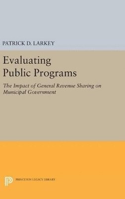 Evaluating Public Programs 1