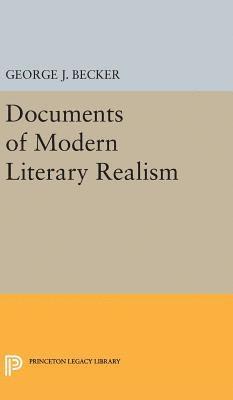 George Joseph Becker - Documents of Modern Literary Realism, Inbunden