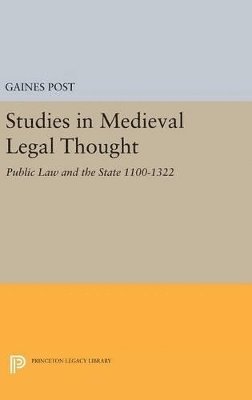 bokomslag Studies in Medieval Legal Thought