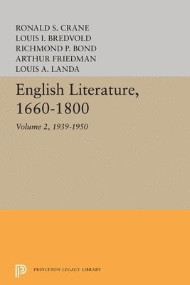 Louis A. Landa - English Literature, Volume 2, Inbunden
