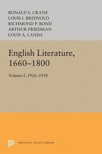 bokomslag English Literature, Volume 1