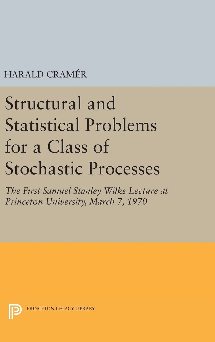 Structural and Statistical Problems for a Class of Stochastic Processes 1