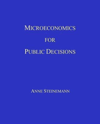 bokomslag Microeconomics for Public Decisions