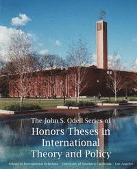 Honors Theses in International Theory and Policy 1