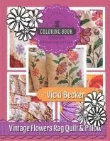 bokomslag Vintage Flowers Rag Quilt & Pillow