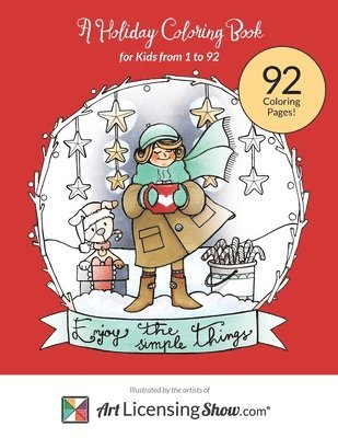 bokomslag Enjoy The Simple Things: A Holiday Coloring Book for Kids 1 to 92