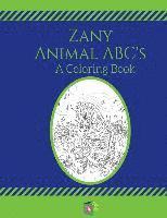 bokomslag Zany Animal ABC's: A Coloring Book