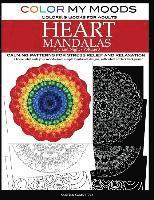 bokomslag Color My Moods Coloring Books for Adults, Day and Night Heart Mandalas (Volume 3): Calming mandala patterns for stress relief and relaxation to help c