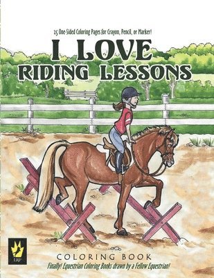 bokomslag I Love Riding Lessons Coloring Book