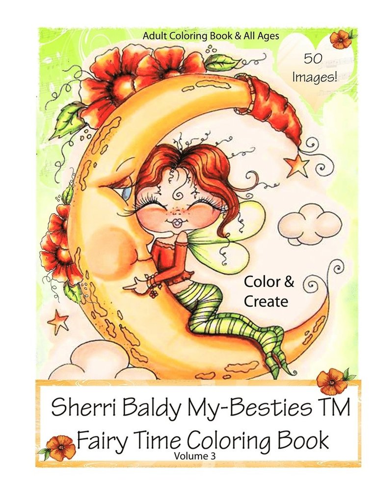 Sherri Baldy My-Besties Fairy Time Coloring Book 1