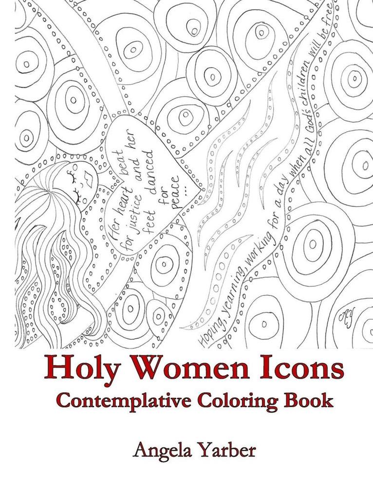 Holy Women Icons Contemplative Coloring Book 1