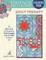 bokomslag Vintage Notions Coloring Book: Quilt Therapy