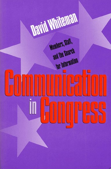 David Whiteman - Communication in Congress, Häftad