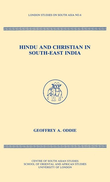 bokomslag Hindu and Christian in South-east India