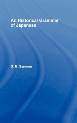 Historical Grammar of Japanese 1