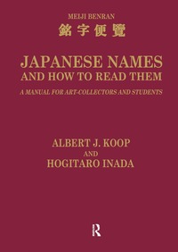 bokomslag Japanese Names and How to Read Them