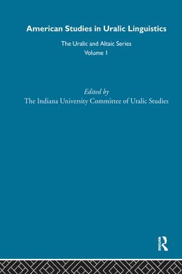 Felix J. Oinas, Fred W. Householder - American Studies in Uralic Linguistics, Inbunden